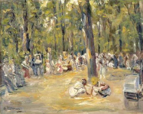 Max Liebermann Kinderspielplatz im Berliner Tiergarten china oil painting image